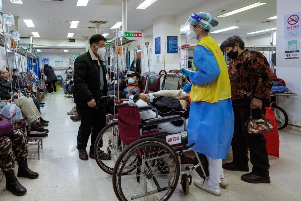 En China se dispara la covid