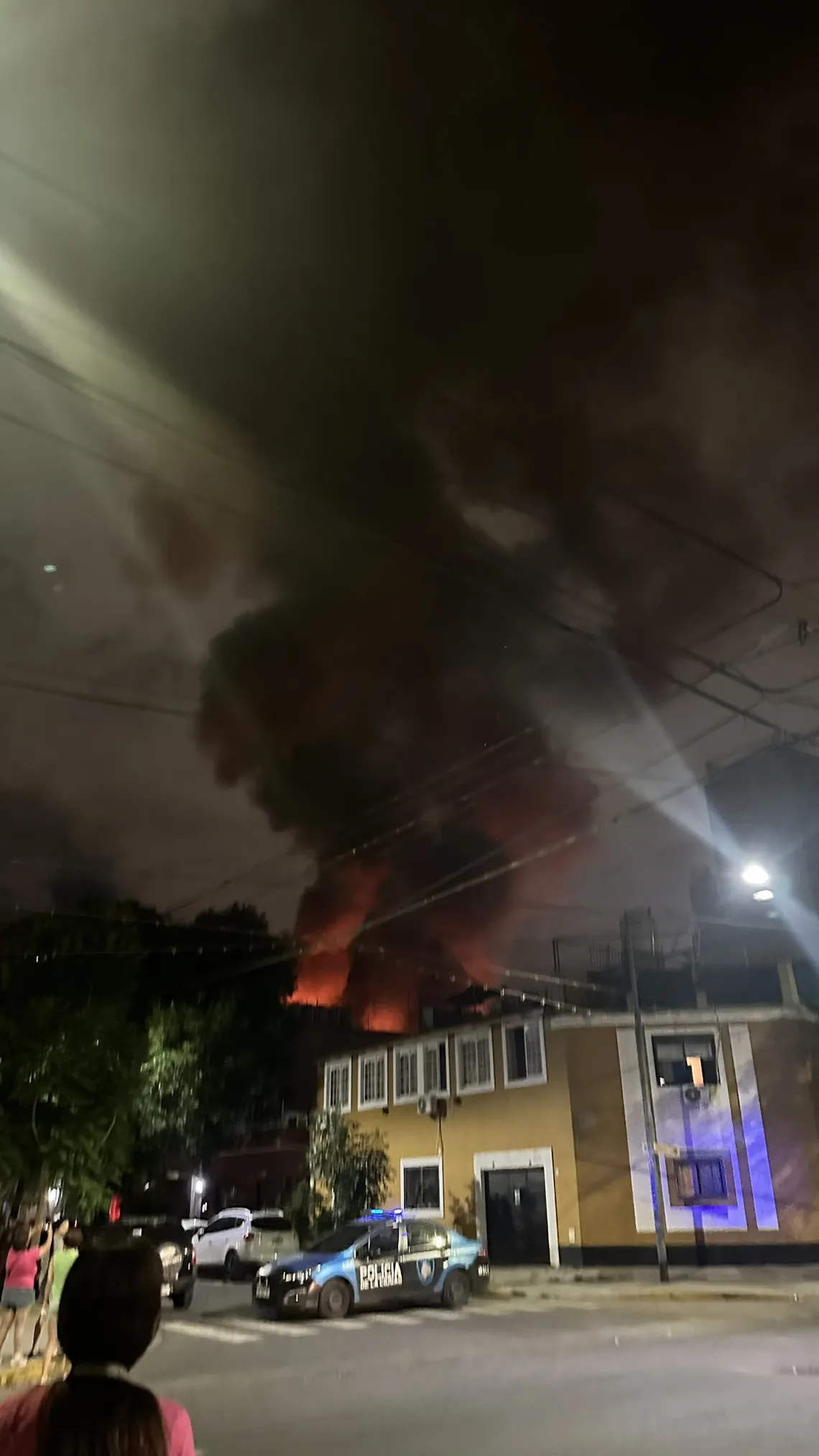 Incendio en Villa Ortúzar