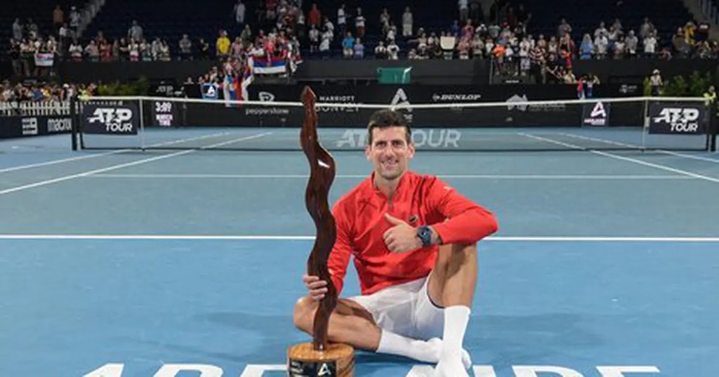 Novak Djokovic sufrió, pero logró salvar un punto clave y se quedó con el ATP 250 de Adelaida, en Australia 63bb5b8b3fbfc.jpeg