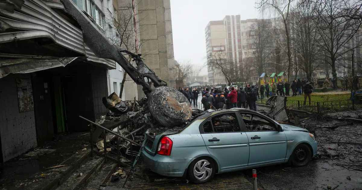 Ucrania: la cúpula del Ministerio del Interior murió en accidente aéreo 63c88a8a09947.webp