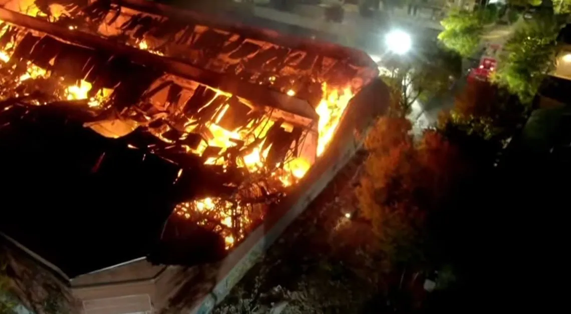 Incendio en Iron Mountain