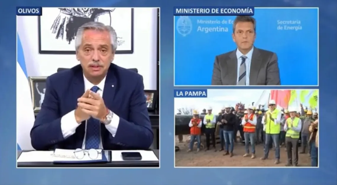 Alberto Fernández y Sergio Massa