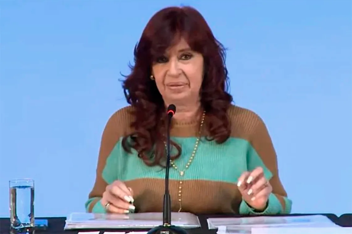 Cristina Kirchner habló