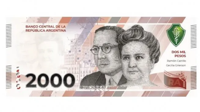 El billete de $2.000 comienza a circular desde hoy