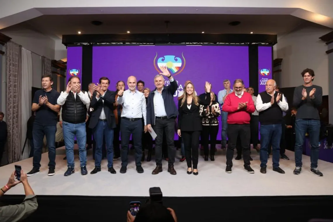 Gerardo Morales celebró el triunfo en las elecciones en Jujuy