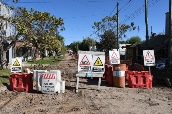 IMPORTANTE AVANCE EN LAS OBRAS DEL BARRIO ESCRIBANO