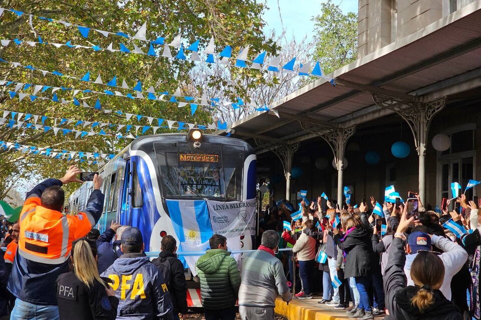 Inauguraron un tren turístico en Mercedes