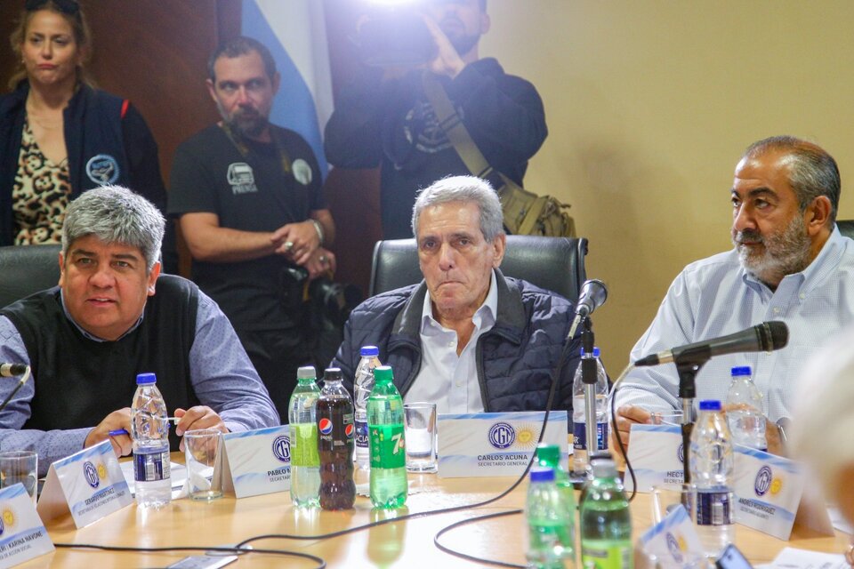 La CGT, contra Milei y Bullrich