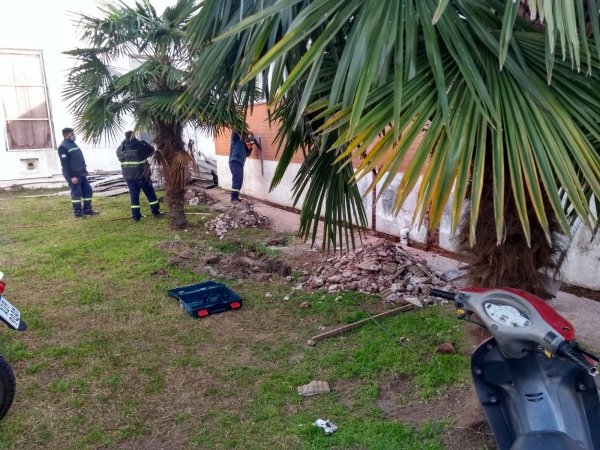 REPARACIONES EN EL LAVADERO DEL HOSPITAL MUNICIPAL