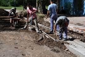 CONTINÚAN LOS TRABAJOS EN EL BARRIO ESCRIBANO