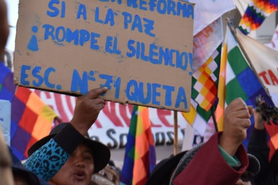 Hoy parte el Tercer Malón de la Paz