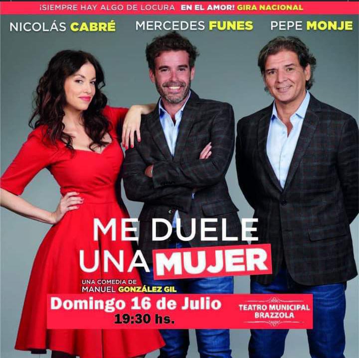 NICOLÁS CABRÉ LLEGA AL TEATRO BRAZZOLA CON “ME DUELE UNA MUJER”
