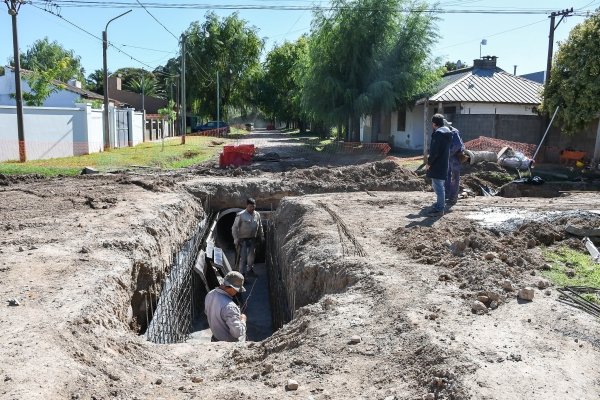 AVANCES EN LOS TRABAJOS HIDRÁULICOS DEL BARRIO ESCRIBANO