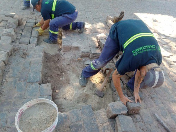 Bacheos En Calles Adoquinadas