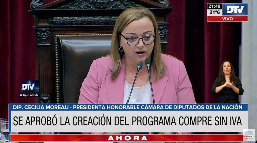 Diputados aprobó el programa Compre sin IVA