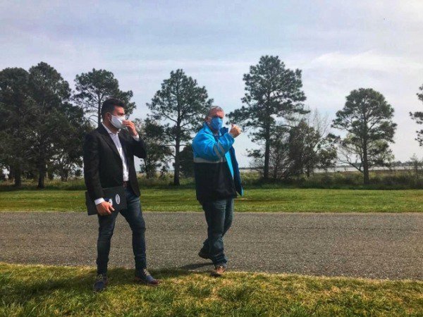 SeÑalizaciÓn Vial En La IntersecciÓn De La Costanera Y La Calle Remedios De Escalada