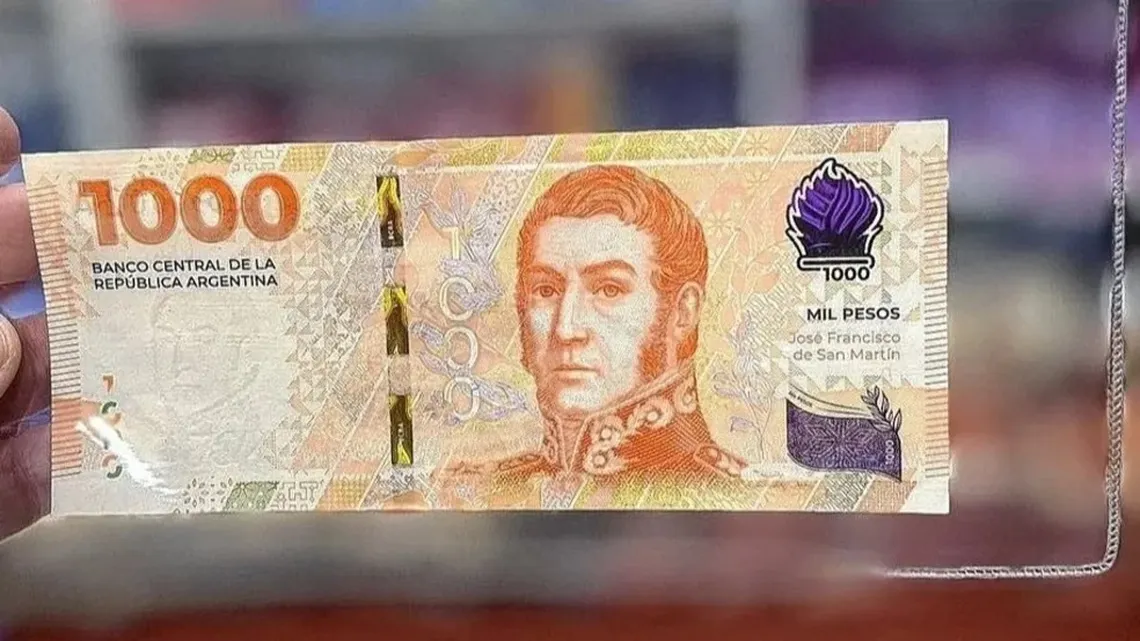 Nuevo billete de $1000