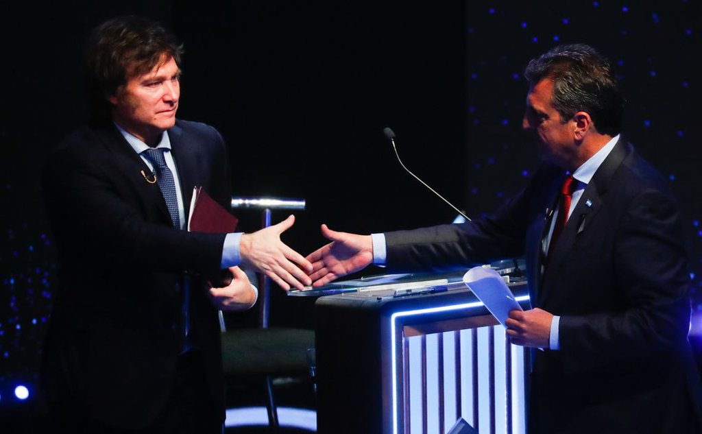 Sergio Massa Y Javier Milei