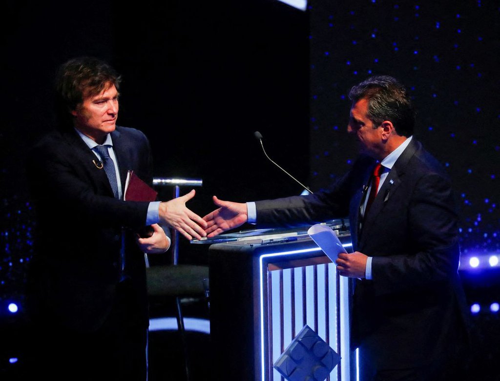 Sergio Massa Y Javier Milei