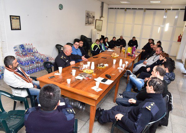 ReuniÓn Del Intendente Con Jefes Policiales Para Coordinar Acciones De Seguridad