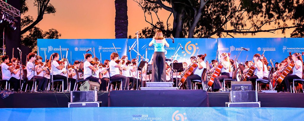 Baglietto, Vitale E Hilda Lizarazu Inauguran El Festival De Orquestas Escuela