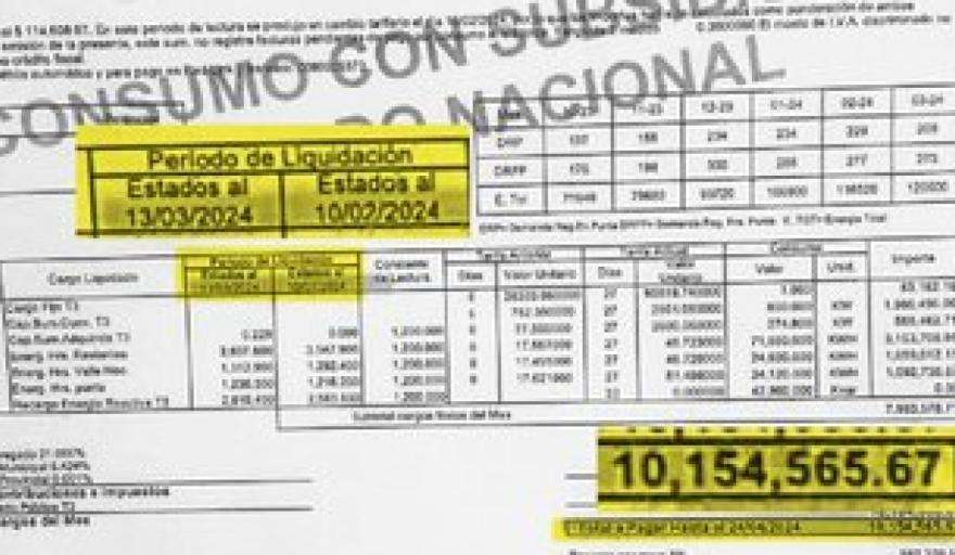 La Factura Del Servicio De Electricidad Del Hospital Municipal