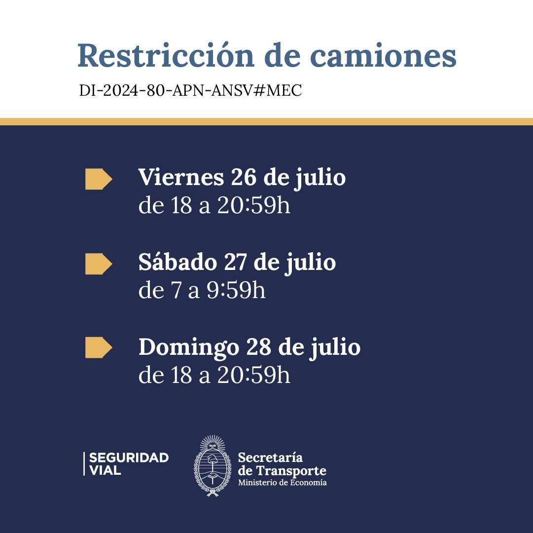 Ansv Restriccion De Camiones