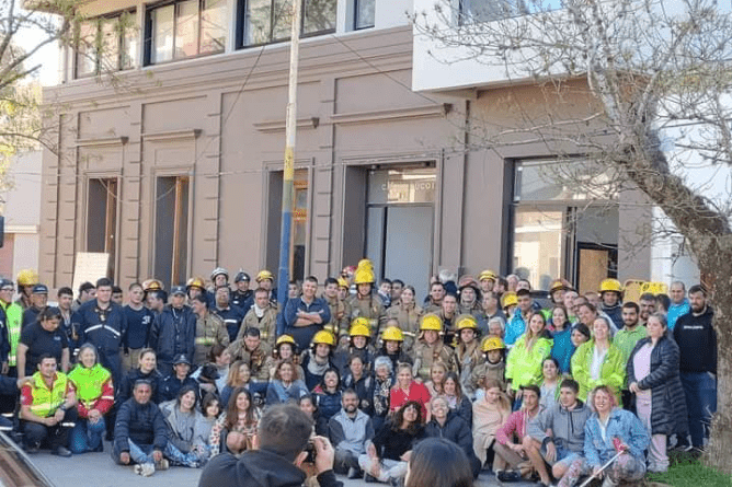 Simulacro Organizado Por Los Bomberos