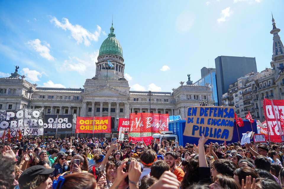 Protesta Y Represión Frente Al Congreso