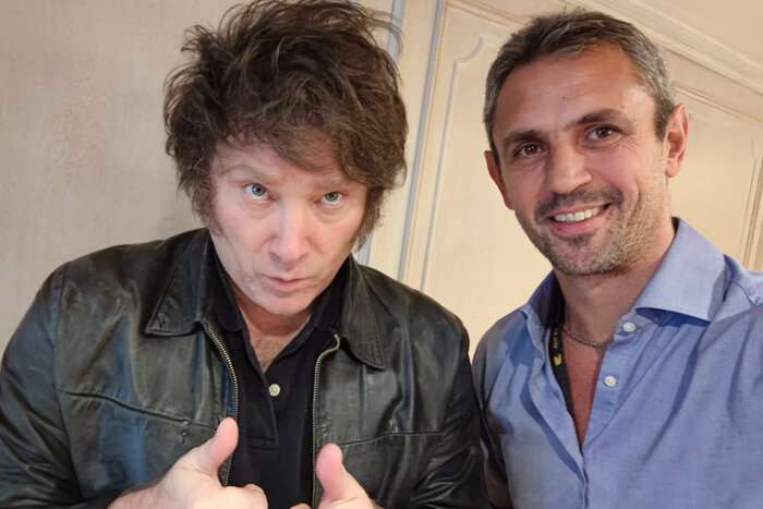 El Presidente Javier Milei Junto Al Titular De La Cámara Baja, Martín Menem