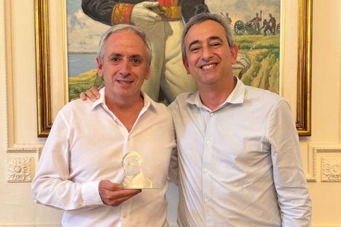 Con El Intendente De Rosario