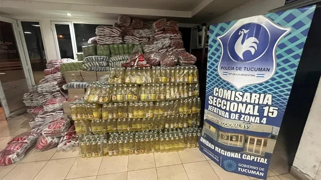 Mercadería Social Hallada En La Casa De Un Particular