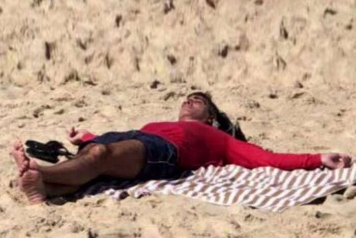 Luis Caputo Disfrutando Del Sol De Brasil.