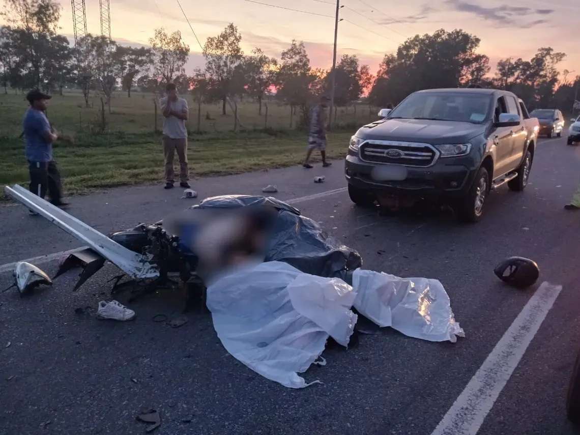 Fatal accidente en la plata