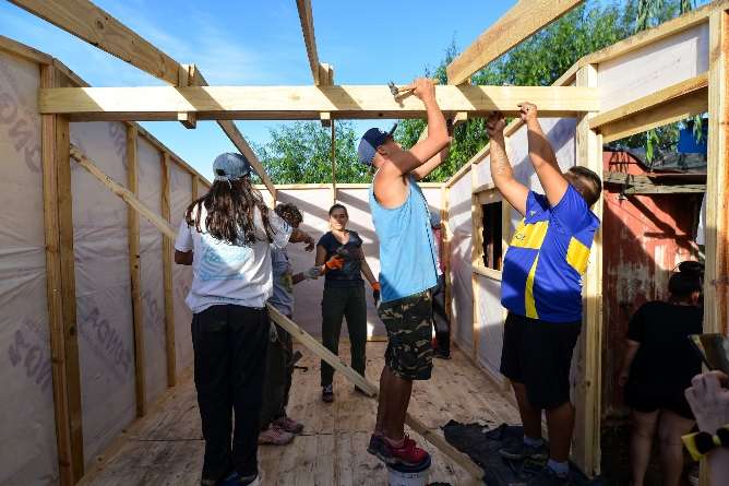 Voluntaruis 10 casas para chascomunenses