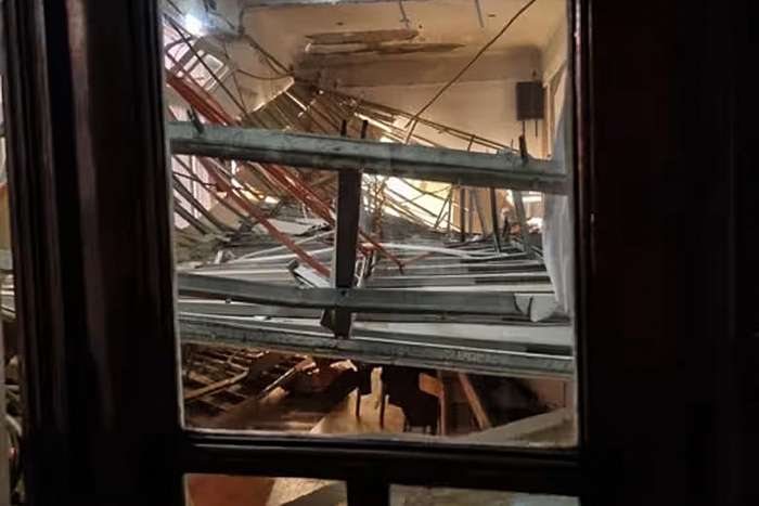 Derrumbe en caballito