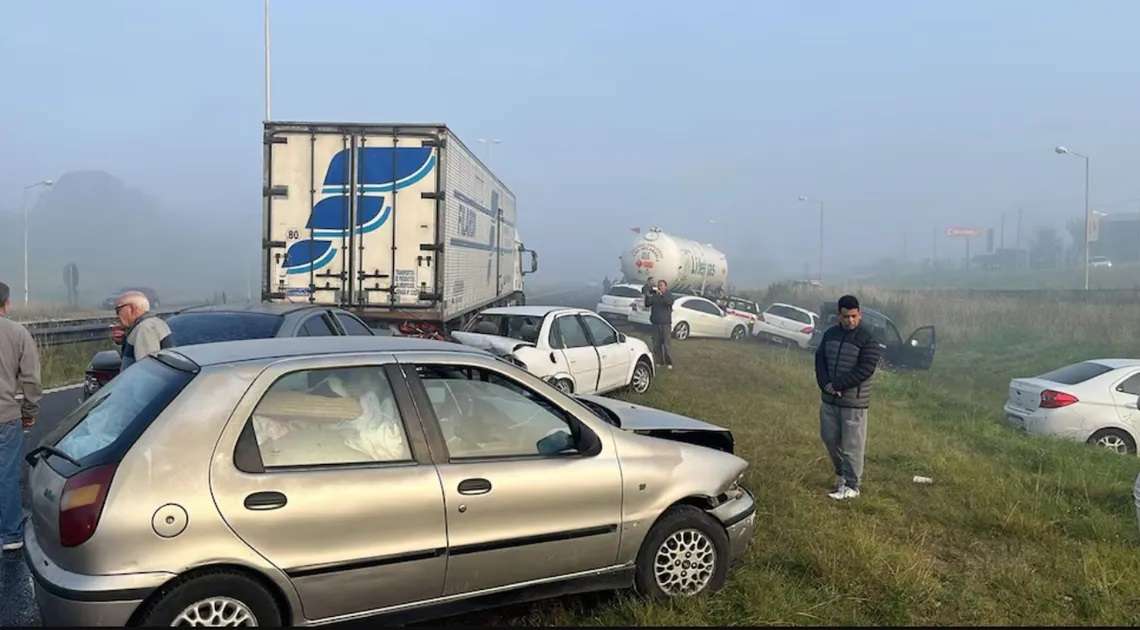 Choque multiple en lujan