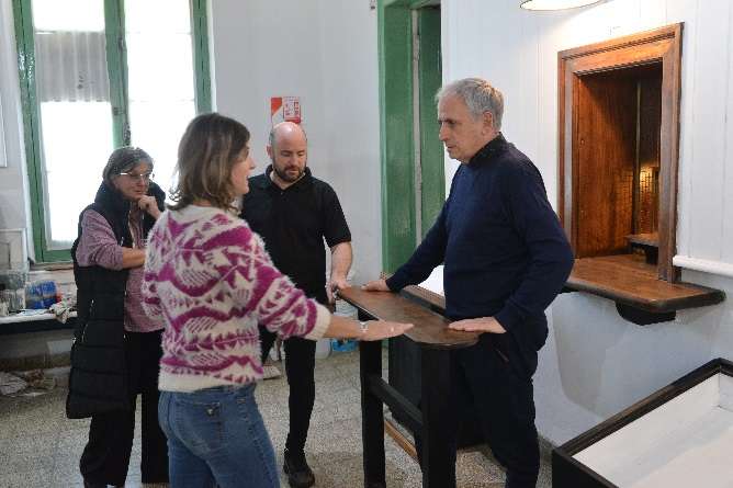 Trabajos en el museo