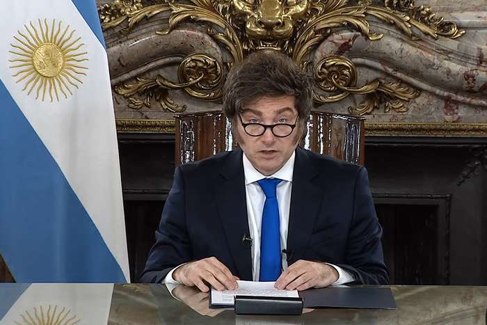 Javier milei habló en