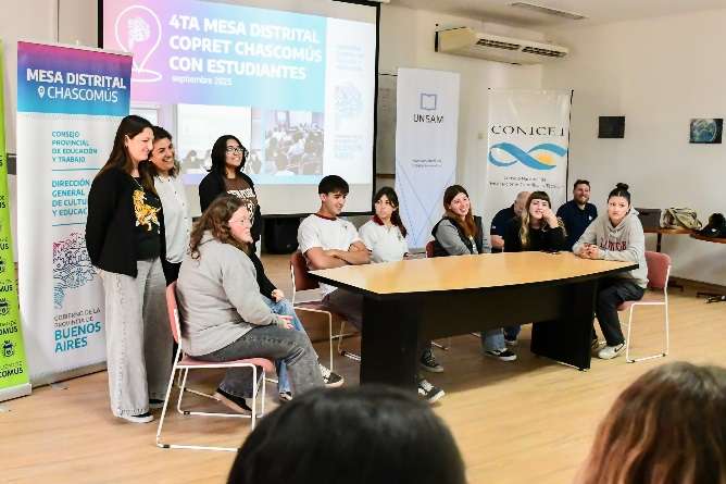 Estudiantes en copret