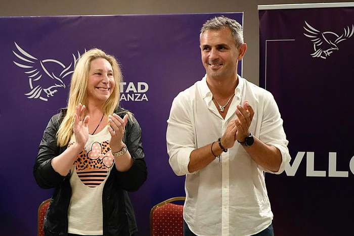 Karina milei y martín menem