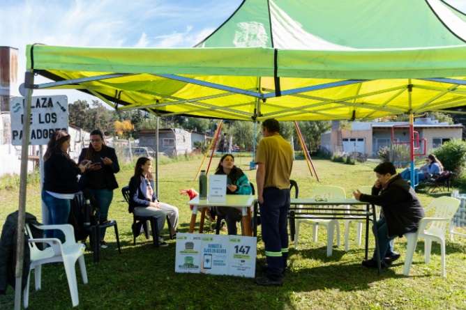 La muni cerca en lomas altas