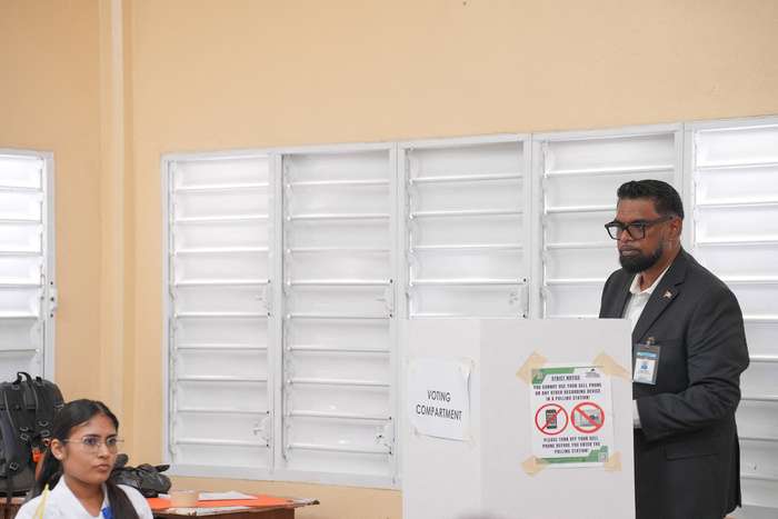 Presidente de guyana y candidato a la reelección, irfaan ali
