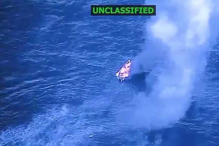 Ee.uu. hunde otra lancha