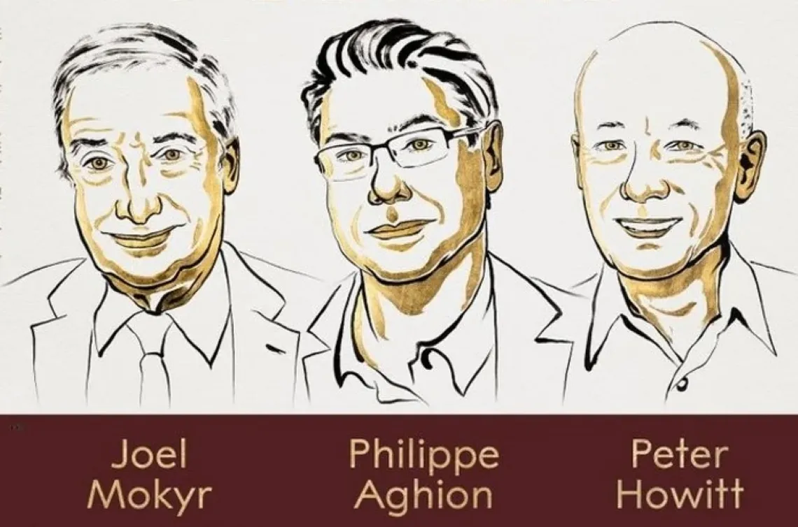 Joel mokyr, philippe aghion y peter howitt