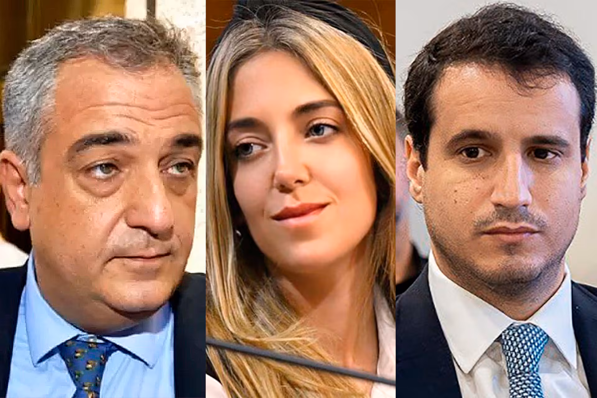 Miguel Calvete, Ornella Calvete y Javier Cardini