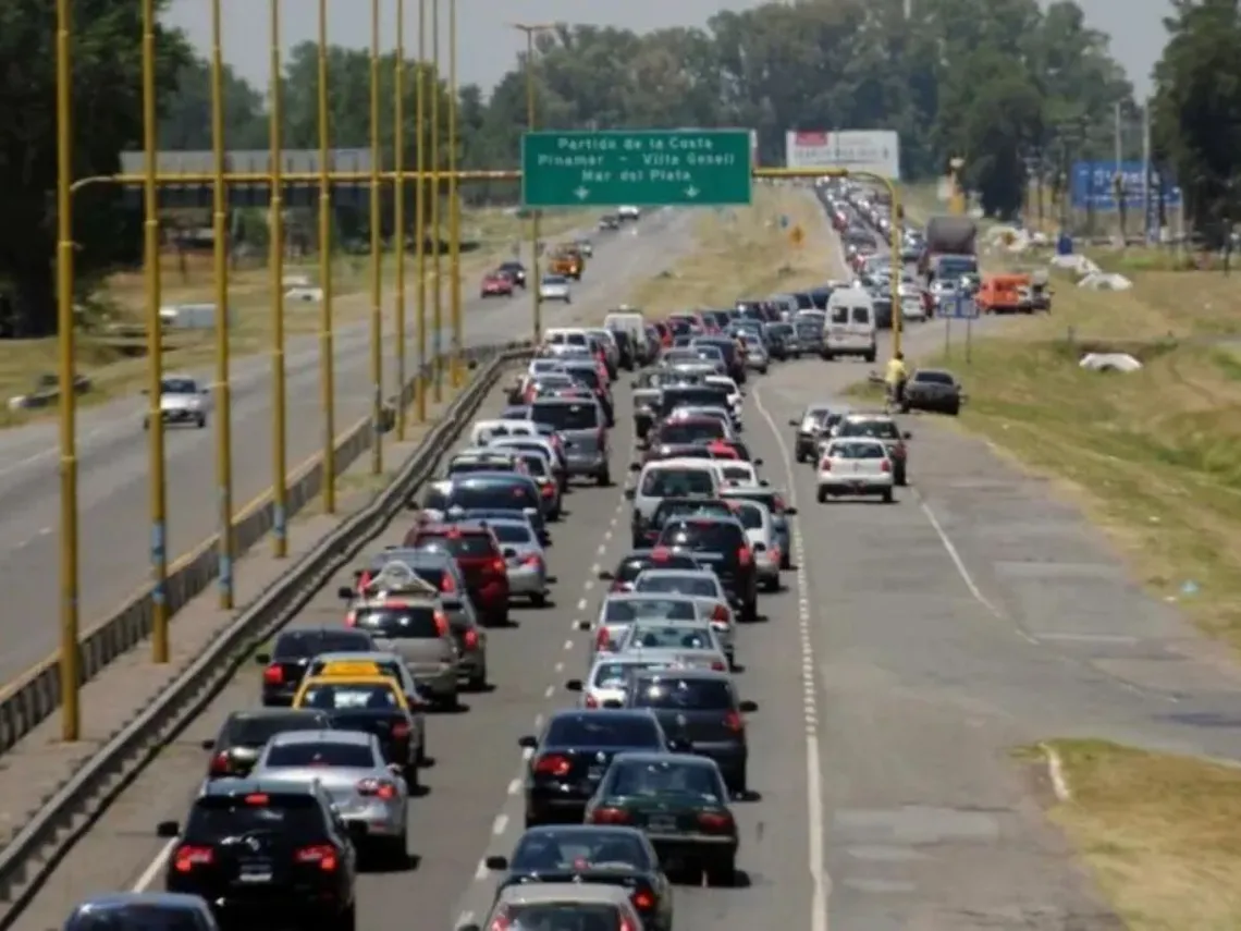 Ruta 2 tras un accidente