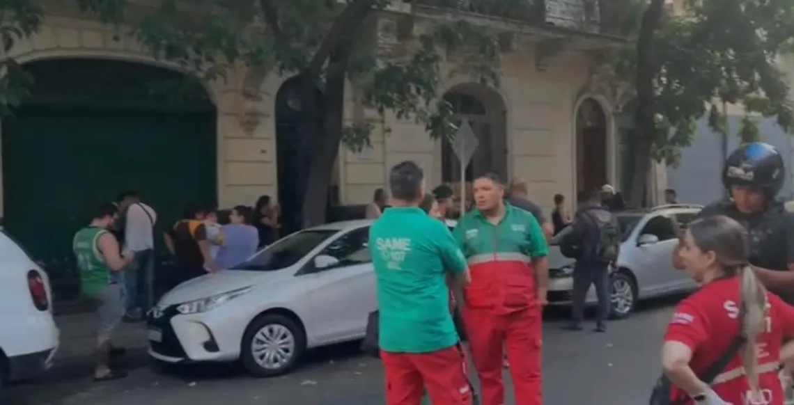 Incendio en un edificio en Monserrat