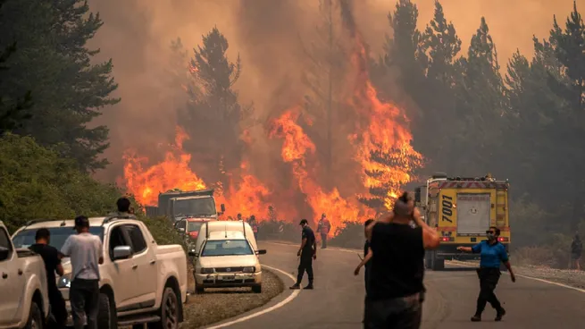 Incendios en Chubut