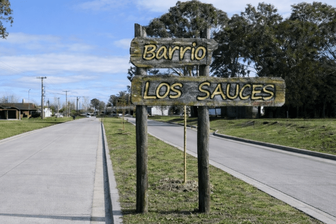 La Muni cerca en el barrio Los Sauces